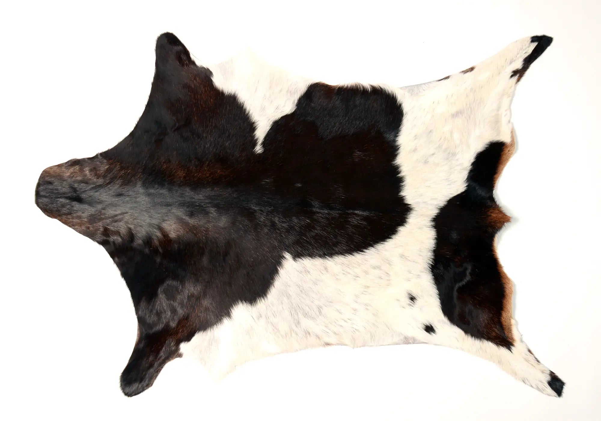 Premium Natural Goat Skin Leather - Dark Chocolate & White Color | Handmade Leather Craft for Wallets, Bags & Accessories | Durable & Luxurious Material for DIY Projects & Fashion Design