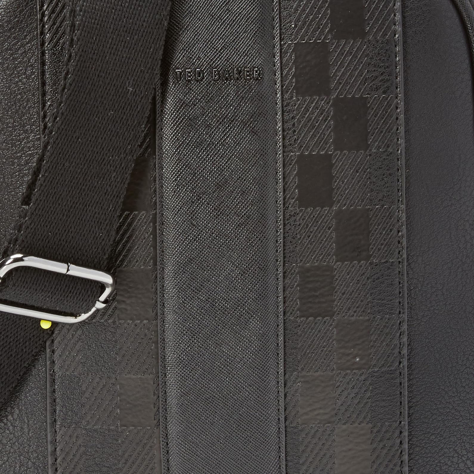 Ted Baker Men's Leather Flight Bag - Stylish Travel Duffel for Business & Weekend Trips - Perfect Carry-On for Airplane, Gym & Work Commute