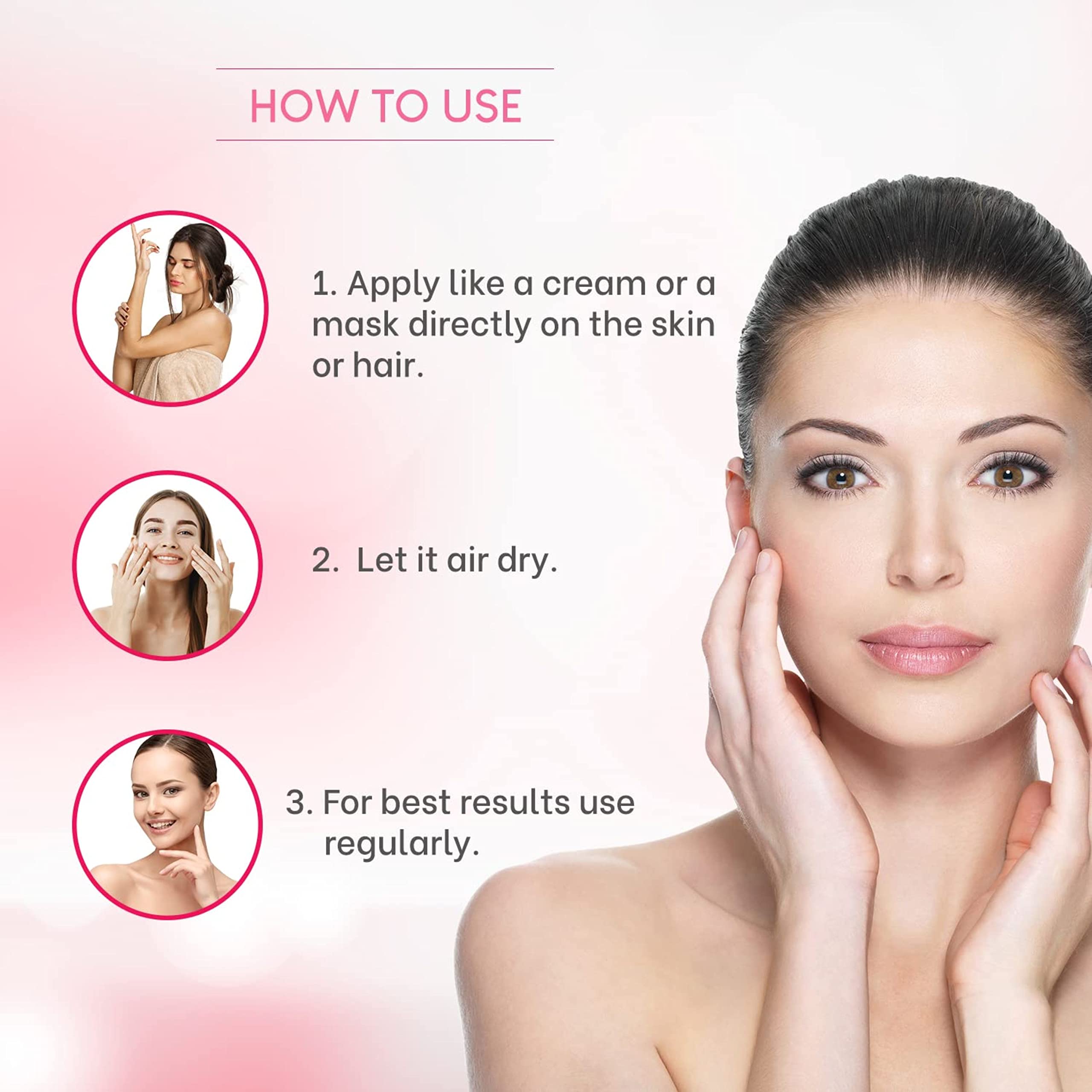 Lovelook 100% Pure Rose Aloe Vera Gel for Skin & Hair Care - 8oz (220g) - Hydrating Face Moisturizer, Sunburn Relief & Hair Conditioner - Perfect for Daily Skincare Routine & After Sun Treatment