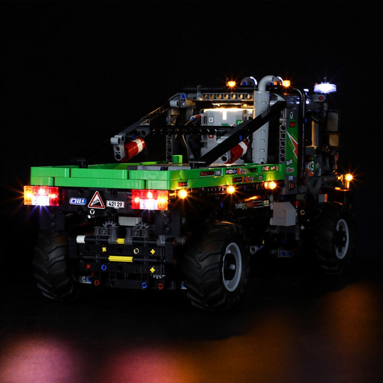 LEGO Technic 4x4 Mercedes-Benz Zetros Trial Truck 42129 Light Kit - LED Lighting Set for Model Building - Perfect for Night Display & Showcase