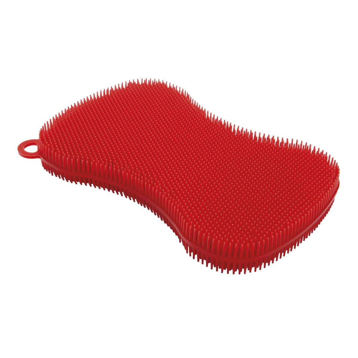 Kuhn Rikon Stay Clean Scrubber - Red | Non-Scratch Dish Sponge for Pots, Pans & Dishes | Durable Kitchen Cleaning Tool for Stainless Steel, Ceramic & Non-Stick Cookware