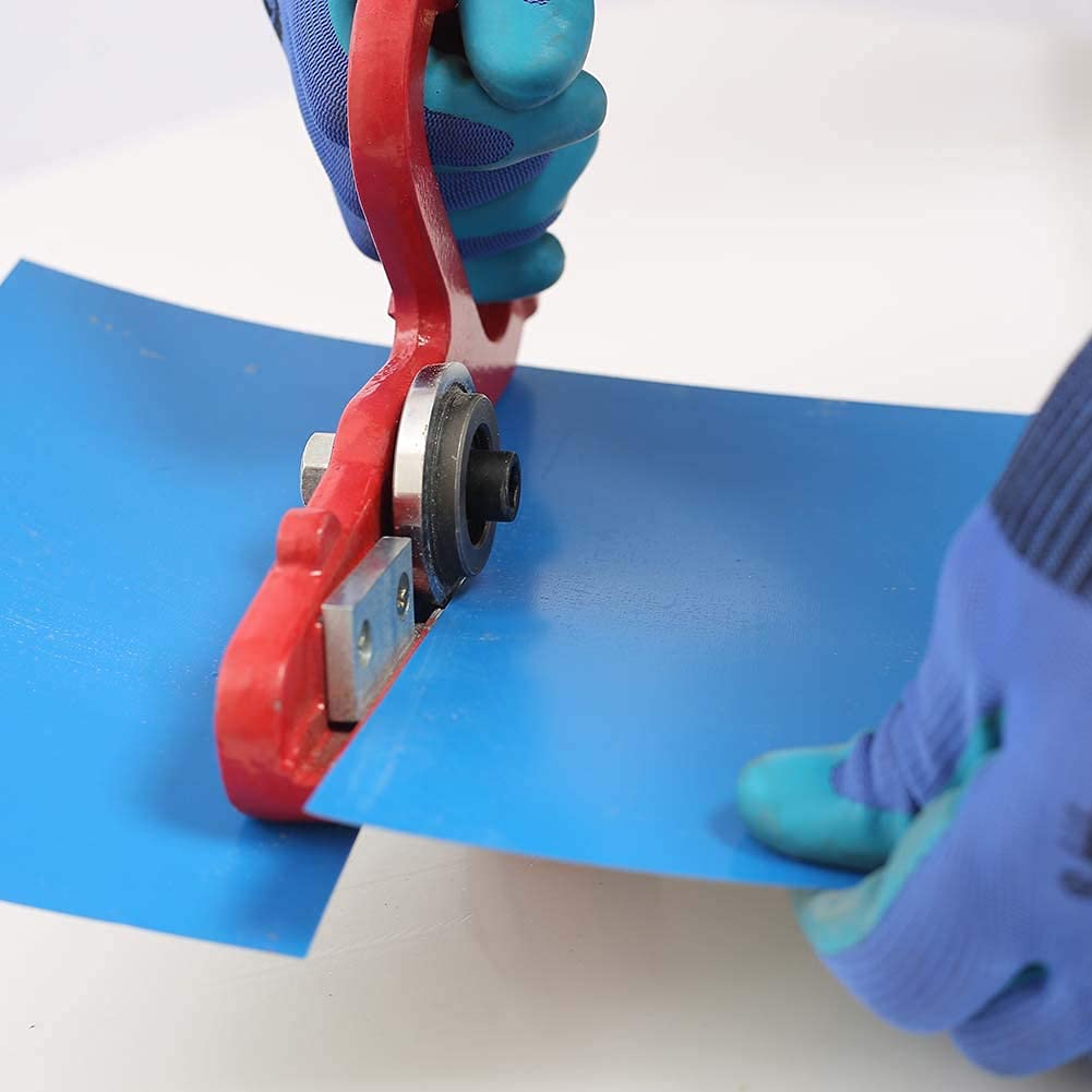 Heavy Duty Hand Pull Metal Cutter - Labor Saving Sheet Metal Shear Tool | Portable Manual Metal Plate Cutter for 20GA & Below | No Electricity Needed | Perfect for DIY Projects, HVAC Work & Metal Fabrication