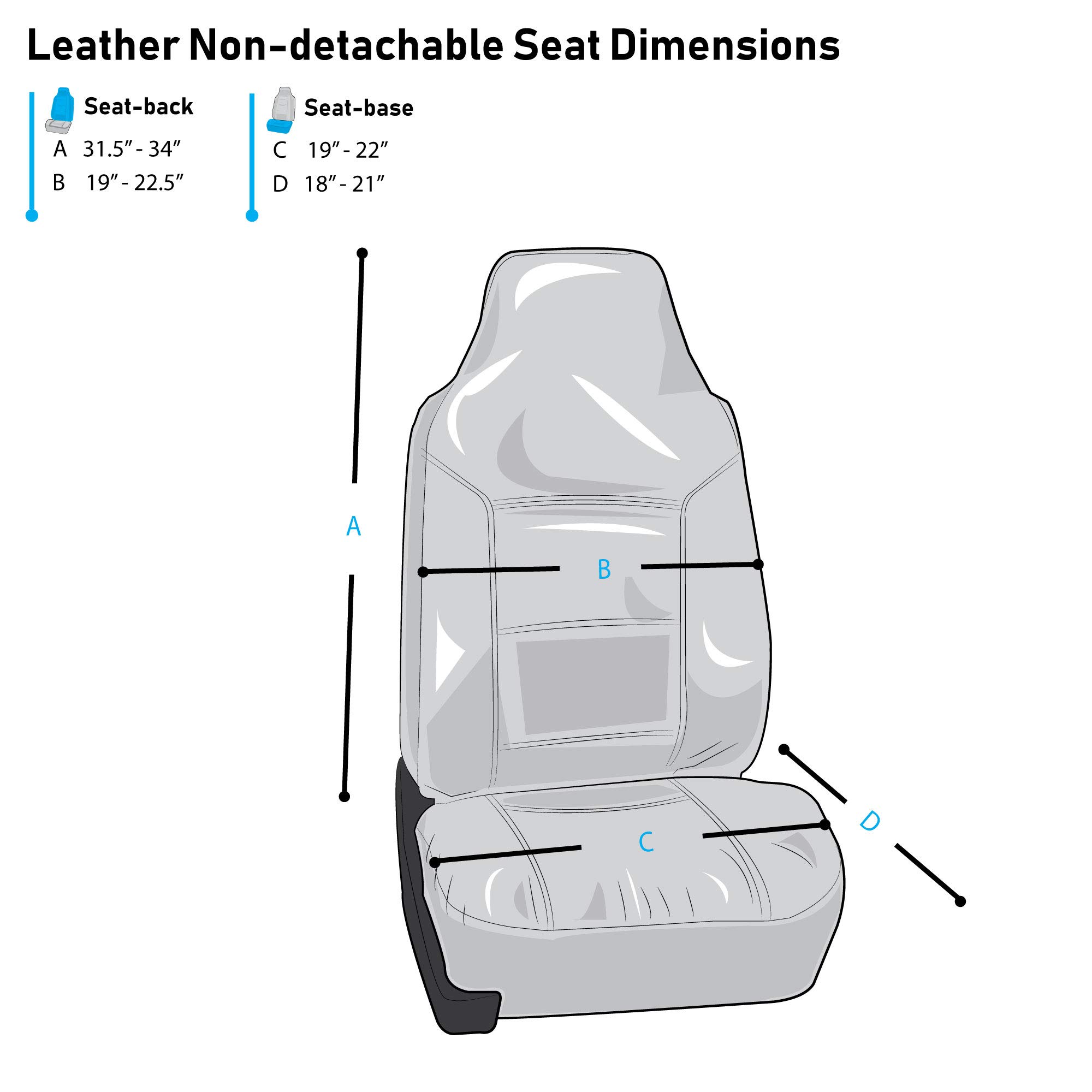 TLH Beige PU Leather Car Seat Covers - Universal Fit for SUV, Sedan, Van | Premium Protection & Comfort
