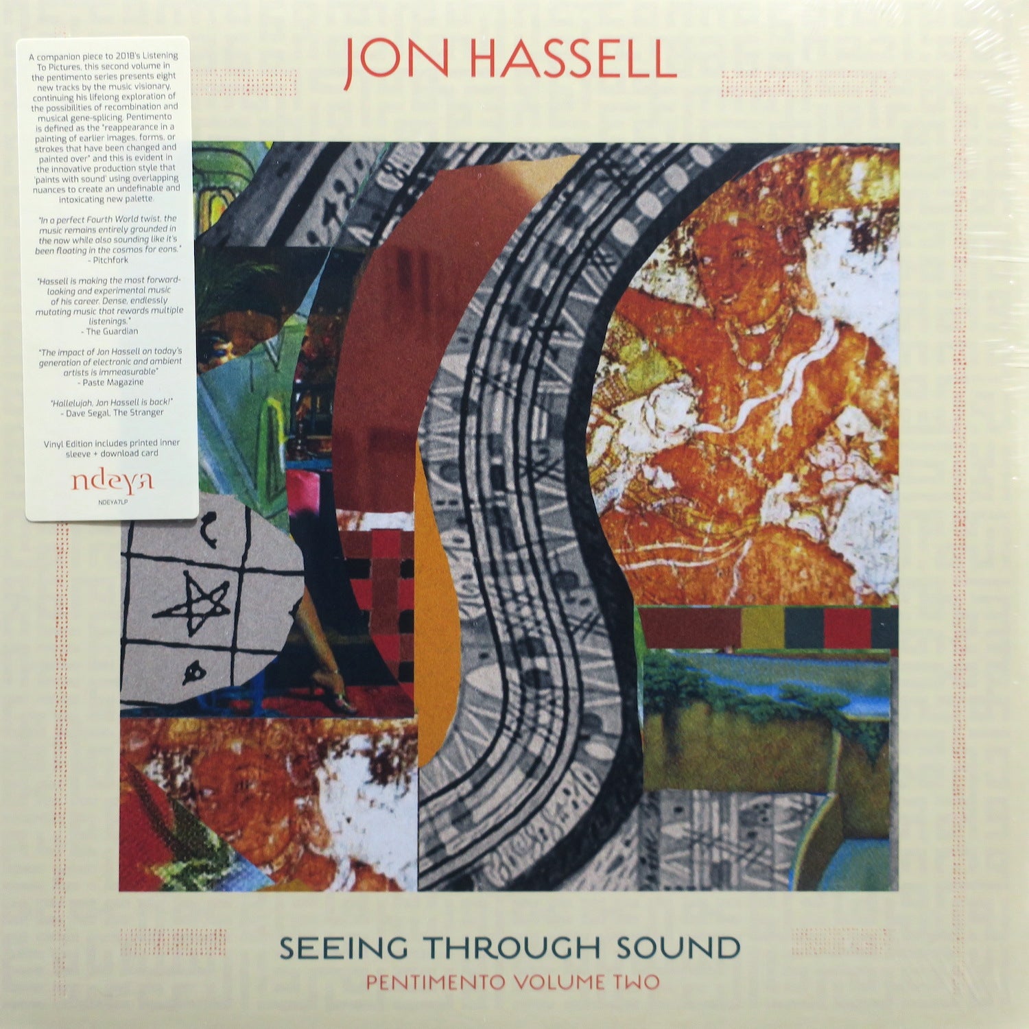 JON HASSELL 'Seeing Through Sound (Pentimento Volume Two)' Vinyl LP Record - Ambient Jazz & World Music for Relaxation, Meditation & Home Listening