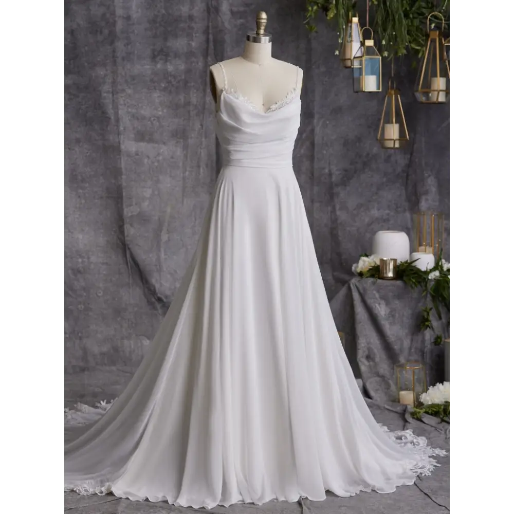 Jessica by Maggie Sottero - Elegant Lace Wedding Dress for Brides | Perfect for Church Ceremonies, Beach Weddings & Romantic Vows