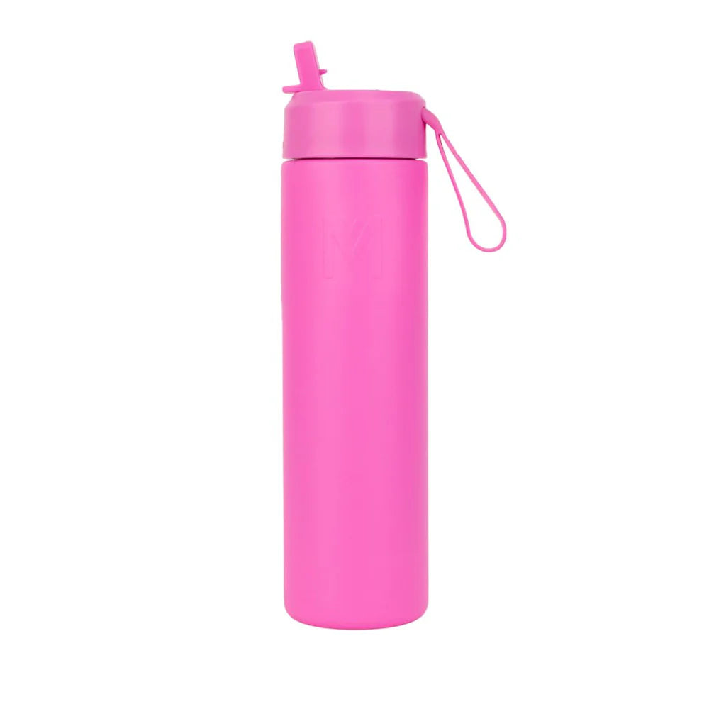 Montii Fusion Sipper Drink Bottle - 475ml (16oz) Leak-Proof Insulated Stainless Steel Water Bottle for Gym, Hiking, Travel & Everyday Use