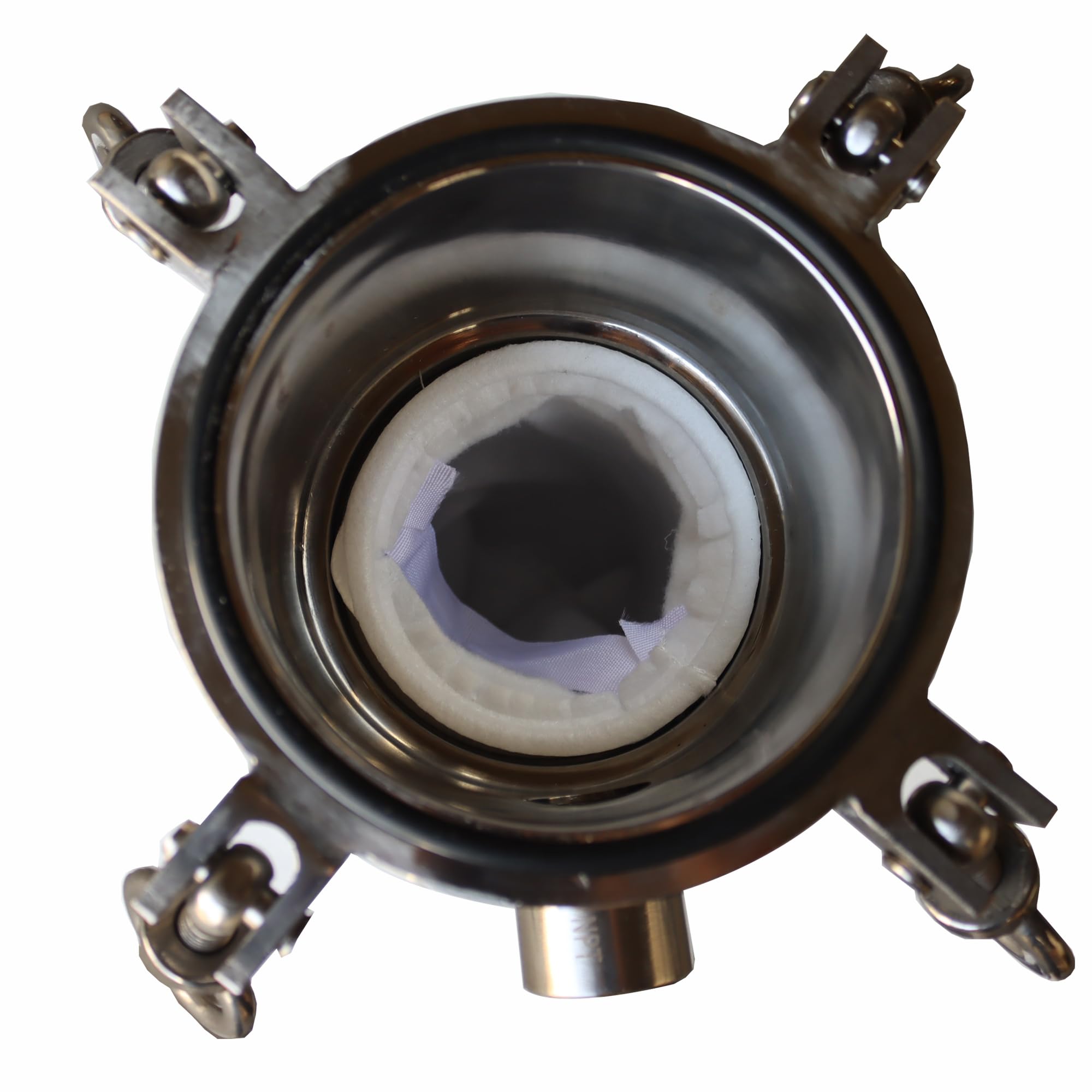 Industrial Water Filter System - 304 Stainless Steel Bag Filter with 0.6 Sq.Ft Filter Area, 1