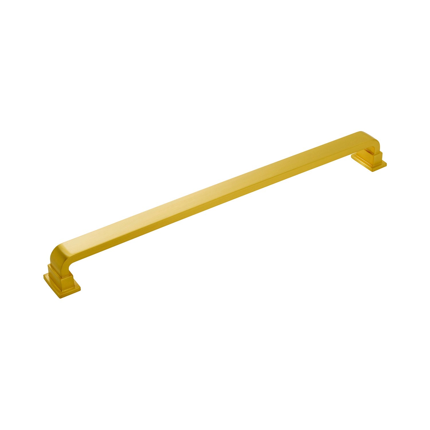 18 Inch Brushed Golden Brass Appliance Pull - Brighton Cabinet Handle for Kitchen Drawers & Cabinets - Durable & Stylish Hardware for Home Renovation
