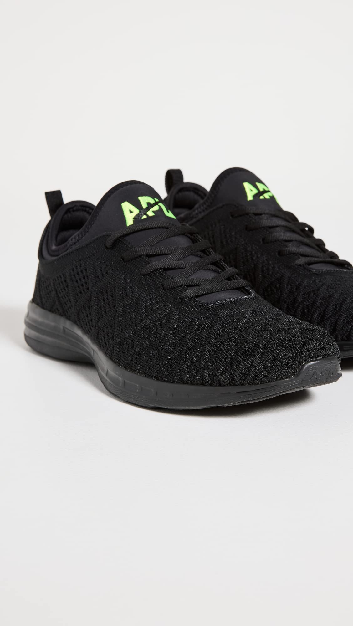 APL: Athletic Propulsion Labs Men's Techloom Phantom Running Shoes - Black/Energy, Size 9.5 Medium US - Lightweight Performance Sneakers for Gym Training & Casual Wear