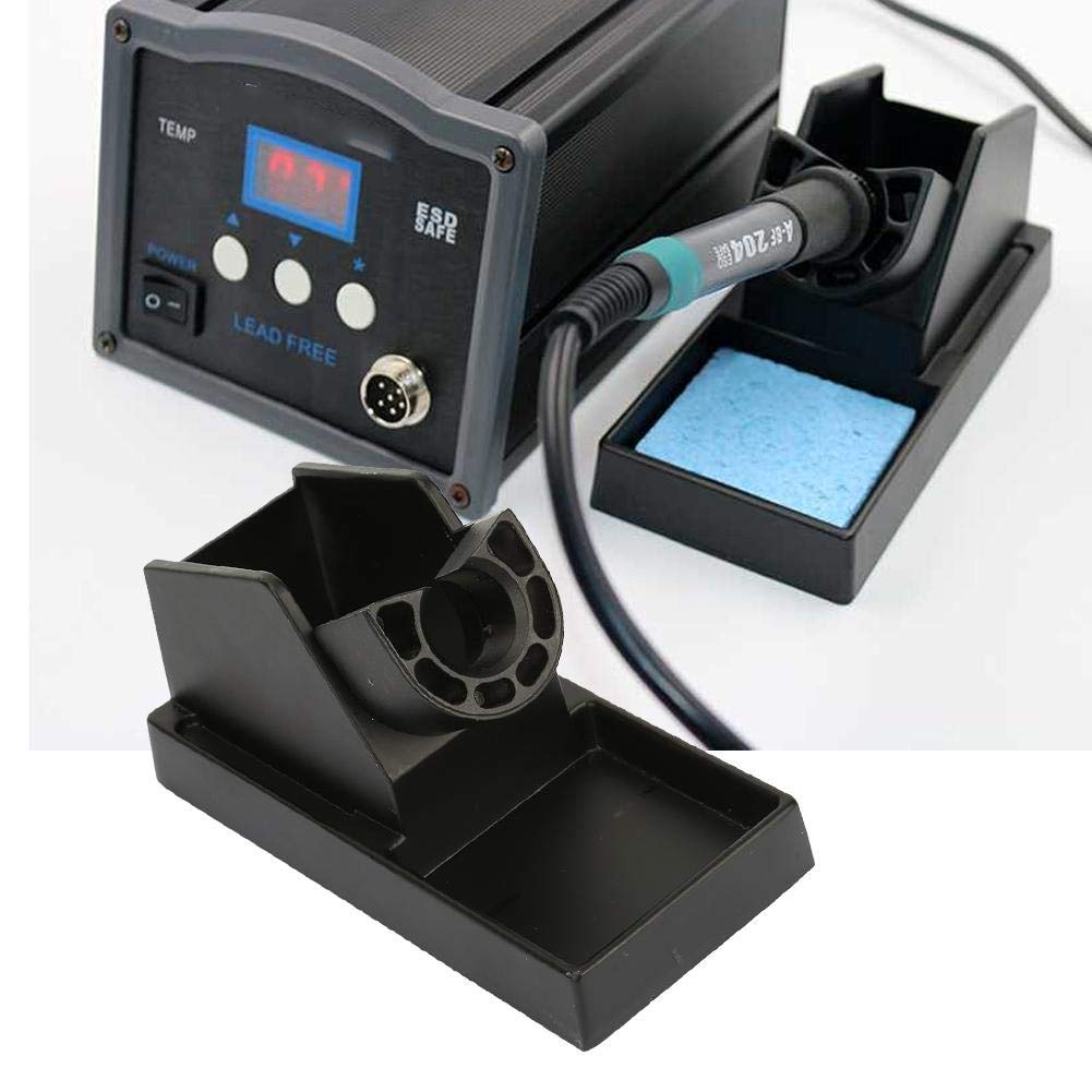 Lightweight Aluminum Alloy Soldering Iron Holder Stand - Heat Resistant & Stable Soldering Tool for Electronics Repair, DIY Projects, and Jewelry Making