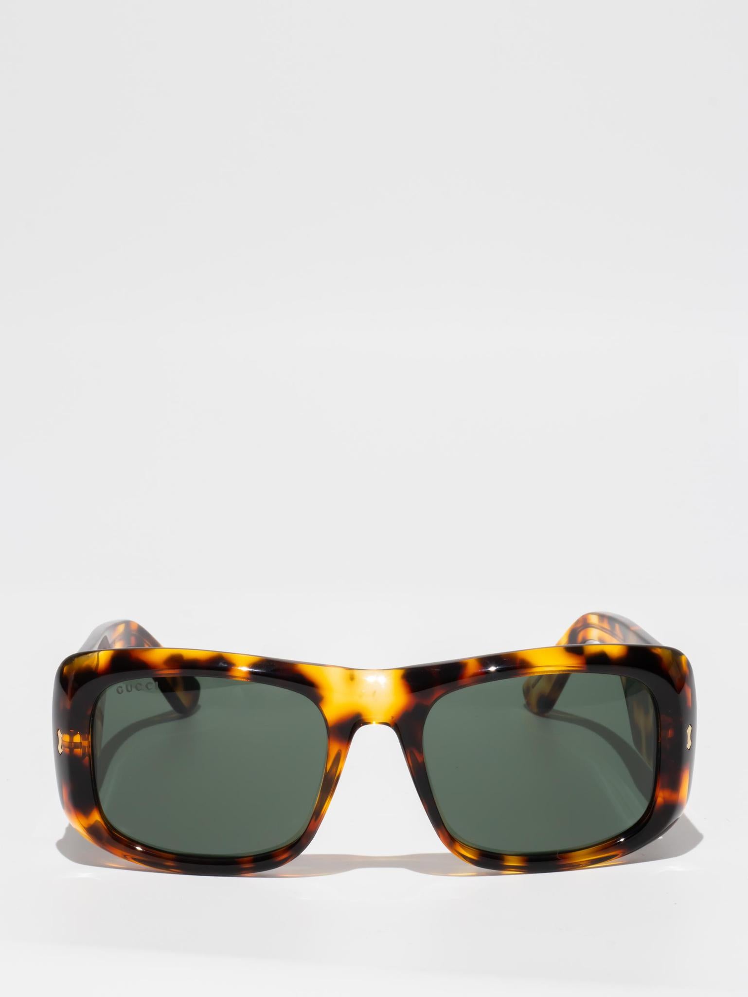 GUCCI GG1080S 003 Havana Sunglasses for Women - Luxury Designer Shades with UV Protection - Perfect for Beach, Driving & Outdoor Activities