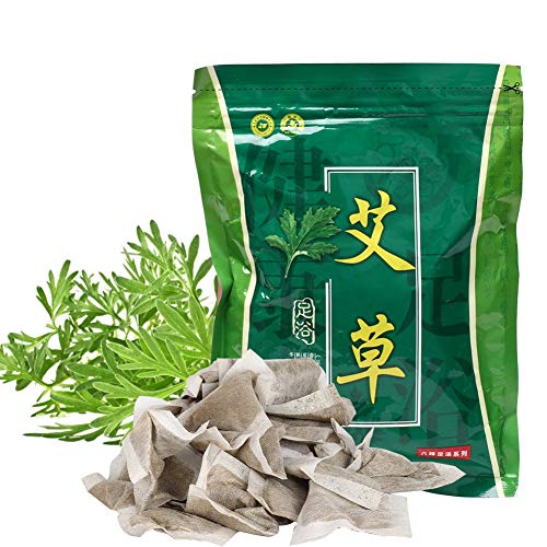 30 Pack Natural Wormwood Foot Soaking Powder Bags - Herbal Foot Bath for Relaxation, Detox & Pain Relief - Perfect for Home Spa, Winter Care & Salon Treatments
