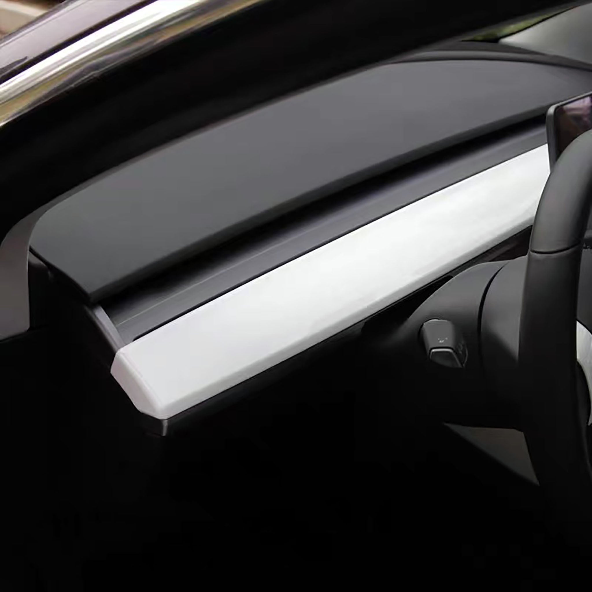 Custom Dashboard & Front Door Trim Cover for Tesla Model 3 & Y - Premium Interior Protection - Perfect for Daily Commute & Road Trips