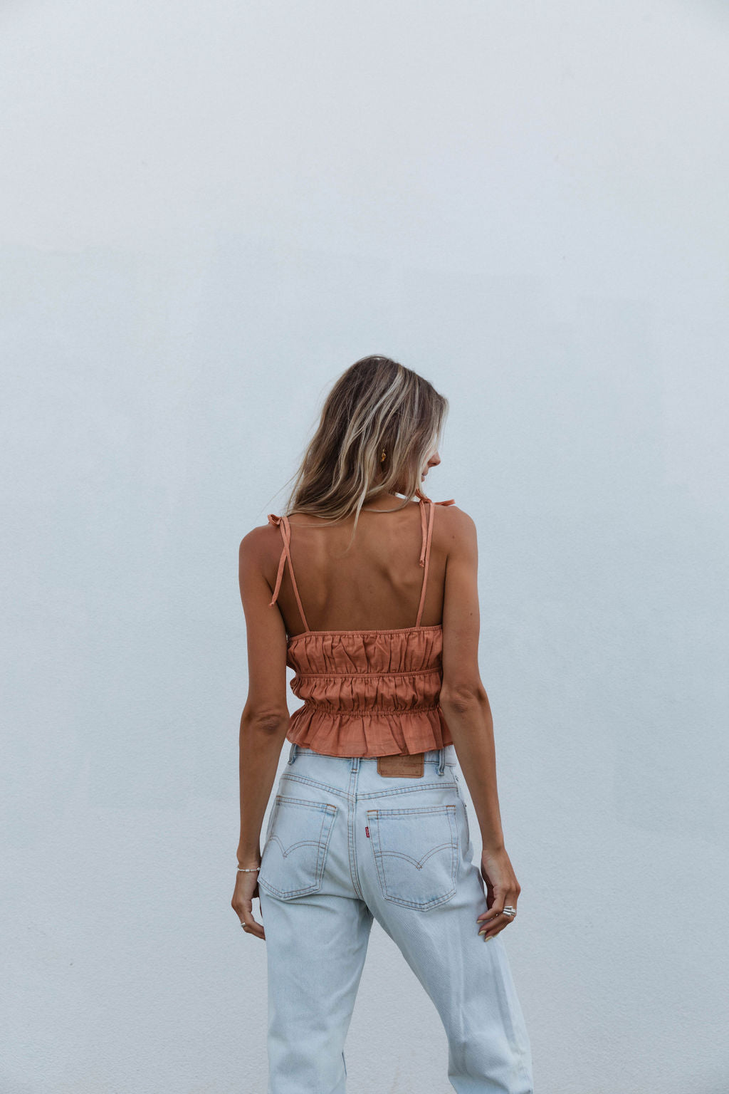 Lagoon Woven Cotton Gauze Tank Top for Women - Breathable Summer Beachwear, Casual Loungewear & Boho Style Outfits