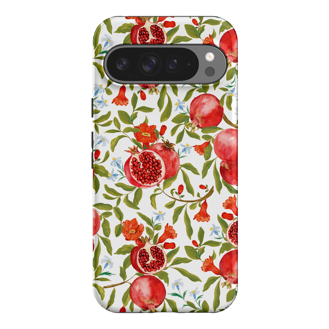 Premium Pomegranate Design Shockproof Phone Case for iPhone 15/14/13/12 Pro Max - Trendy Protective Cover for Everyday Use, Travel & Outdoor Activities