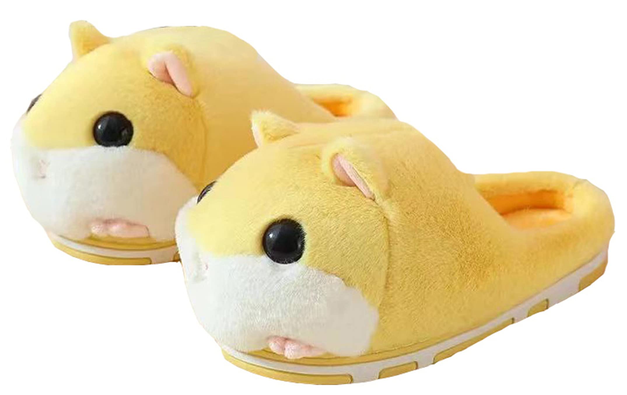 Adorable Hamster Slippers for Women - Cozy Furry Animal House Shoes for Winter, Cute Cartoon Home Slippers | Perfect for Indoor Comfort, Lounge Wear & Gift Giving