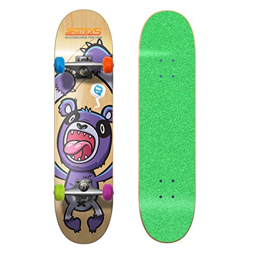 Green Grip Tape / Multi-Color Wheels