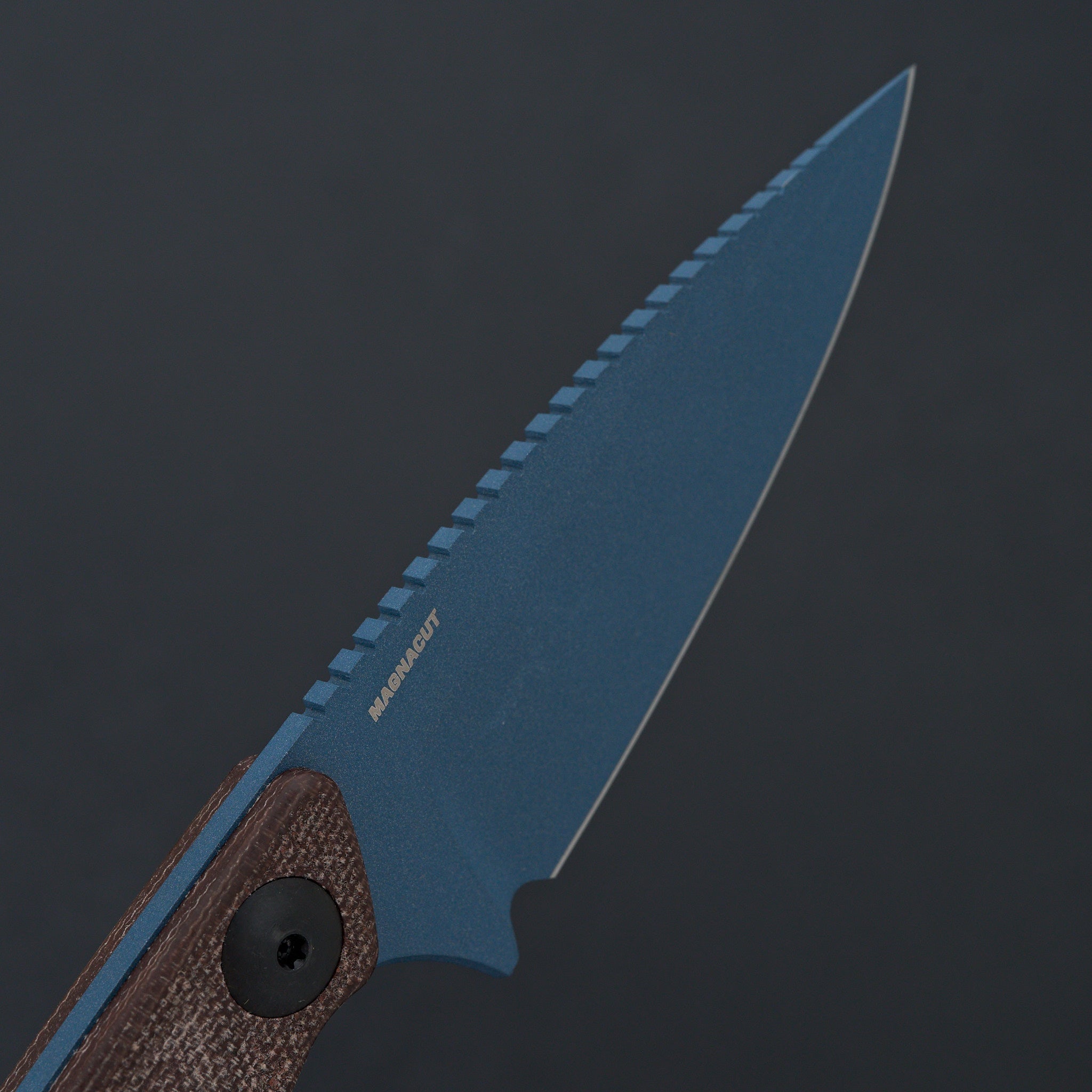 Benchmade Dacian Folding Knife - Brown Canvas Micarta Handle, D2 Steel Blade - Perfect for Camping, Hiking & Everyday Carry (EDC)