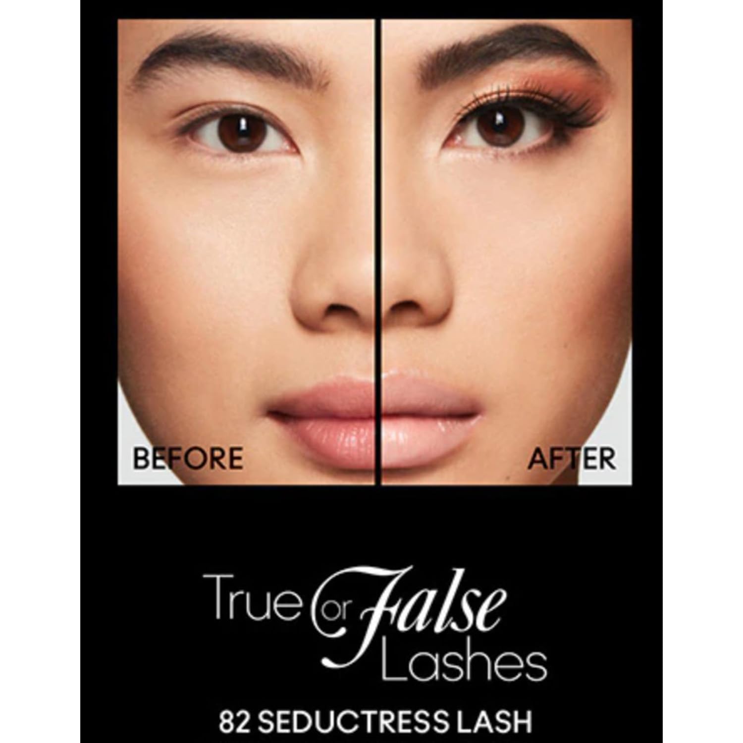 MAC LASH / 82 SEDUCTRESS LASH - Wispy Ultra-Flared Reusable False Eyelashes Pair - Black | Perfect for Date Night, Parties & Special Occasions