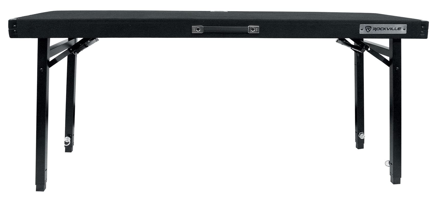 Rockville RTBL4 Adjustable Height DJ Table with Folding Legs & Carry Bag - 20