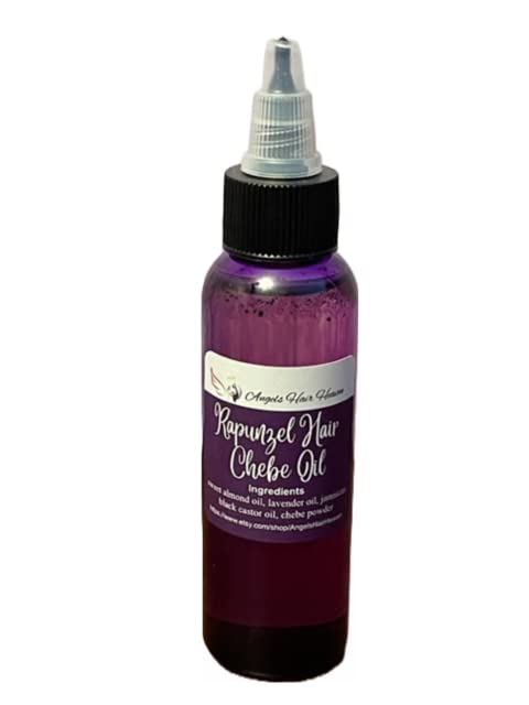 Chebe Hair Growth Oil with Chebe Powder & Jamaican Black Castor Oil - Natural Hair Treatment for Length Retention & Scalp Health | Perfect for Dry, Damaged Hair & Natural Hair Care Routine