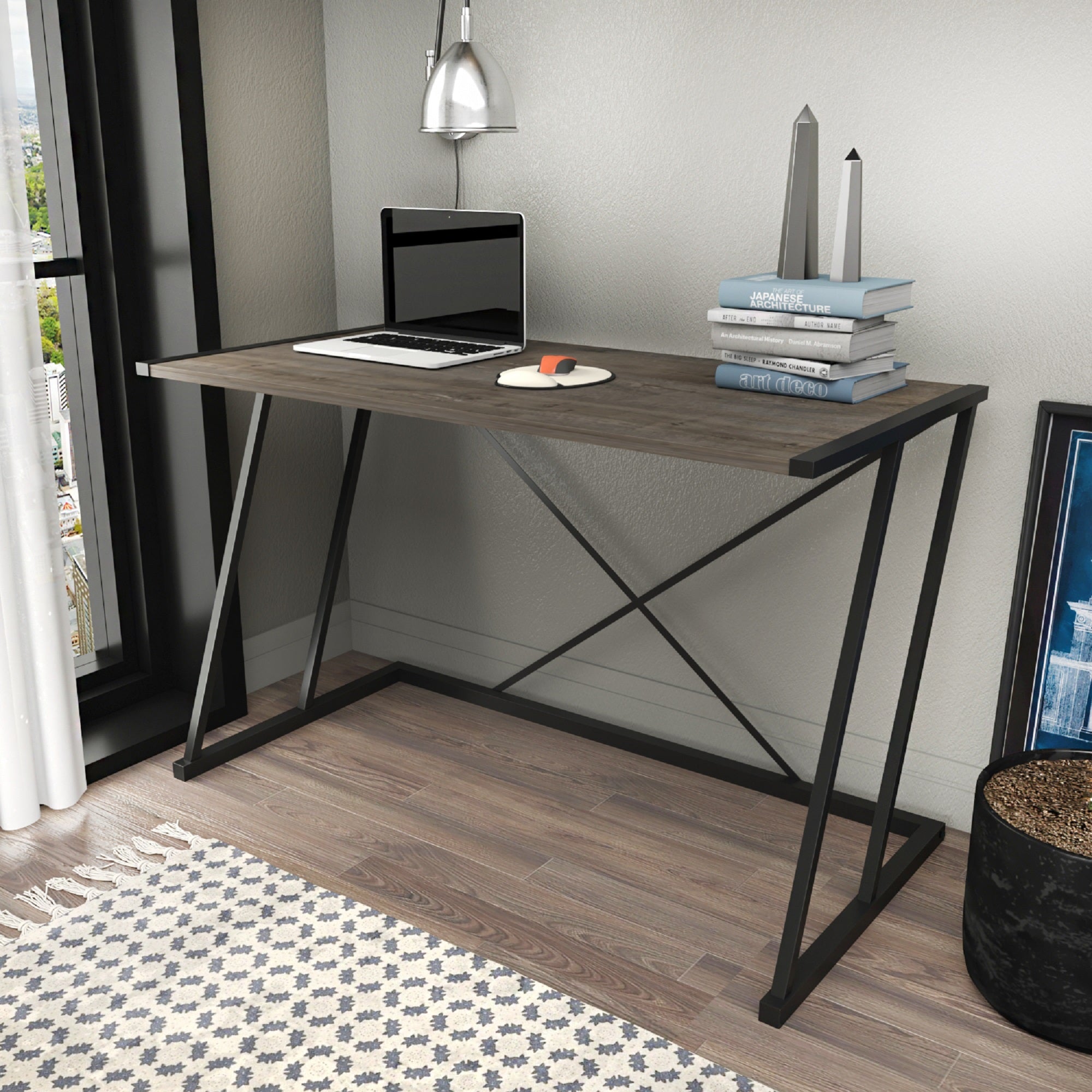 Adelaide Desk - Modern Wooden Writing Desk for Home Office, Study & Workspace - Stylish & Functional Home Office Furniture for Work & Productivity