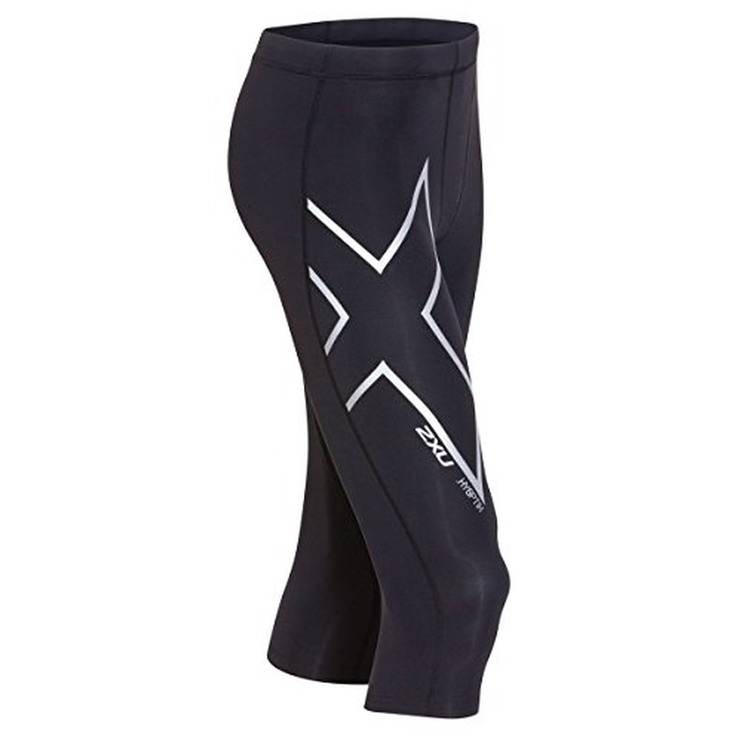 2XU Men's Hyoptik Thermal Cold Weather Compression 3/4 Athletic Tights - Running, Cycling & Winter Workout Gear for Cold Weather Training