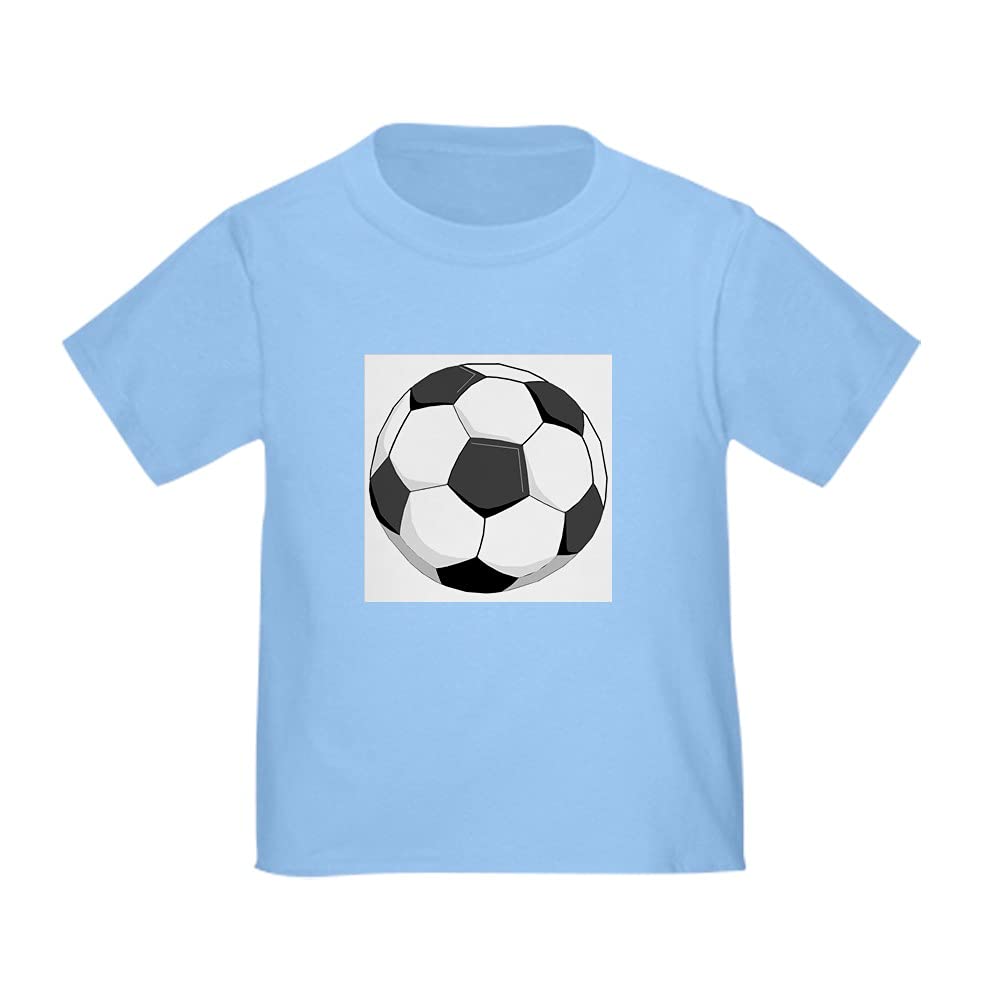 Adorable Soccer Ball Toddler T-Shirt - Soft Cotton Kids Tee for Boys & Girls - Perfect for Playdates, Sports Events & Casual Wear