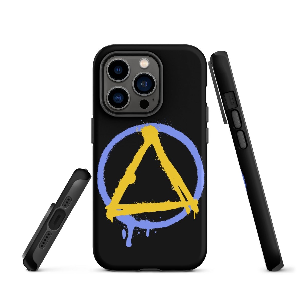 Sober Symbol Durable Shockproof iPhone Case - Protective Cover for iPhone 14/13/12/11 Pro Max XR XS - Slim Fit Anti-Scratch Phone Case for Everyday Use & Outdoor Activities