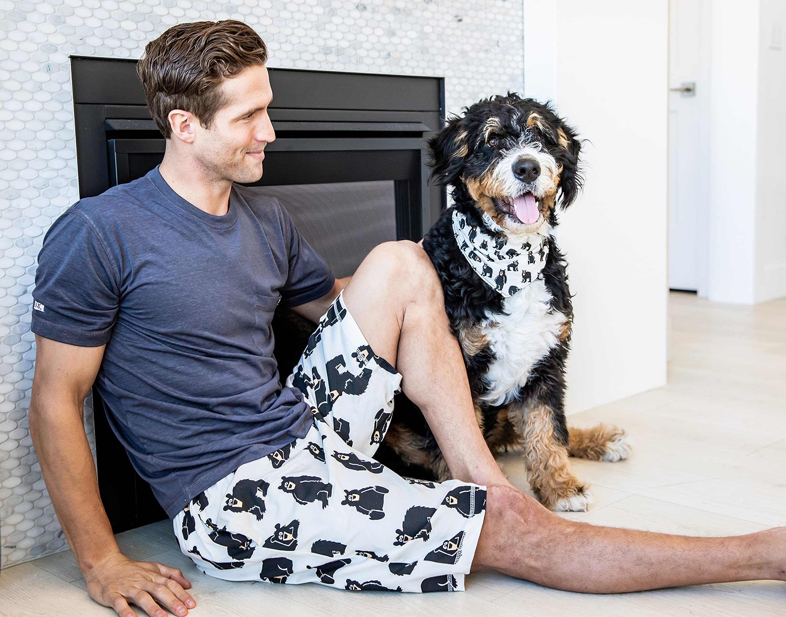 Lazy One Men's Pajama Shorts - Soft Cotton Sleepwear & Lounge Pants for Comfortable Sleep, Relaxing at Home or Summer Nights
