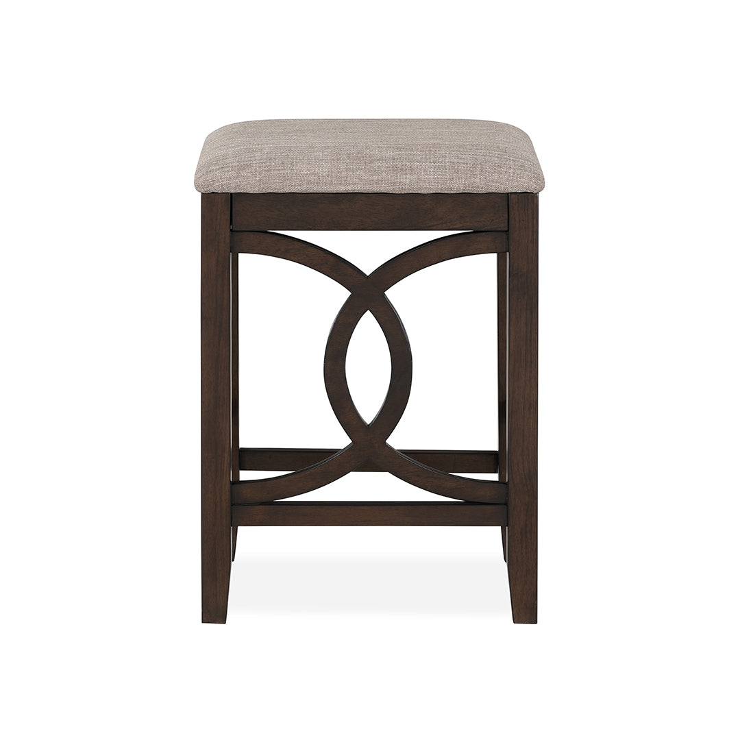 Bella Sofa Table with 2 Stools - Cherry Wood Console Table Set for Living Room, Entryway & Small Spaces - Perfect for Coffee, Books & Decor