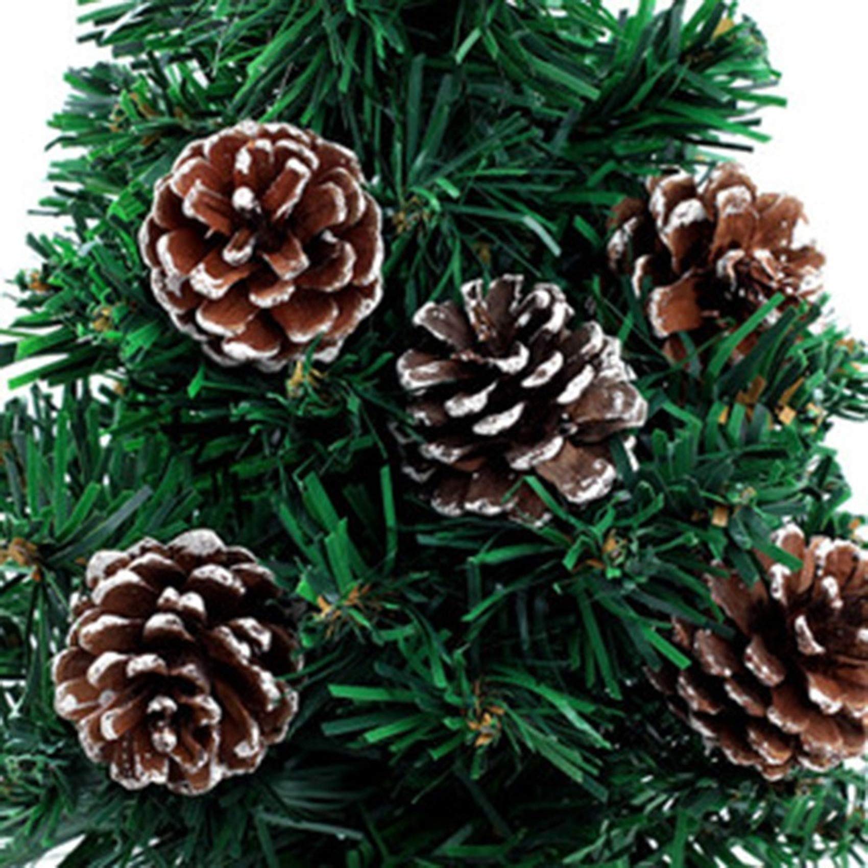 18pc/27pc Rustic Christmas Pine Cone Ornaments - 1.57/2.36 Inch White Hanging Tree Decor with String | Shatterproof Bulk Holiday Decorations for Xmas, Winter & Fall | Perfect for Home, Office & Party Decor (6CM x 6PC 3-Pack)