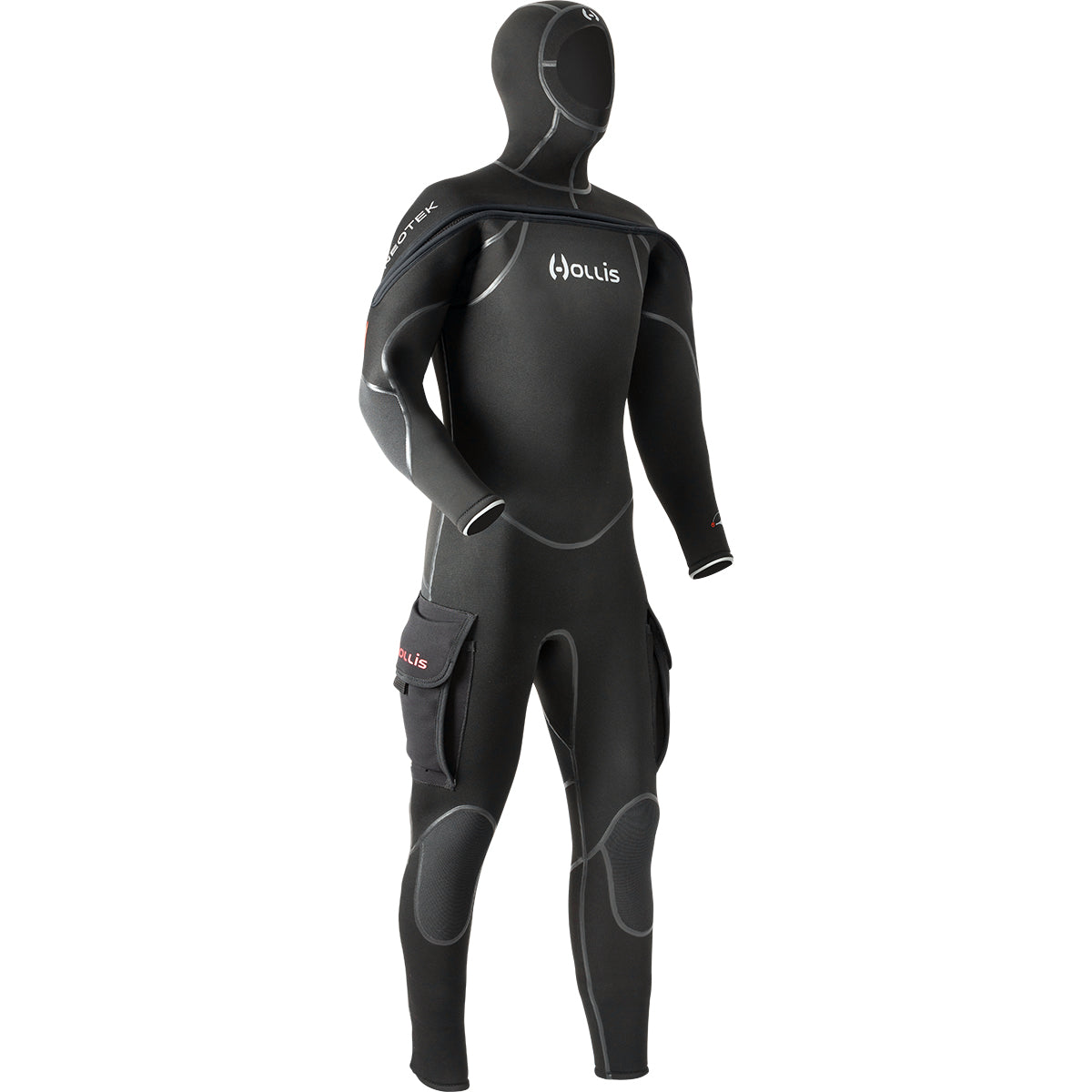 Hollis Neotek 4/3 Unisex Semi Dry Wetsuit for Scuba Diving, Surfing & Water Sports - Thermal Protection for Cold Water Adventures