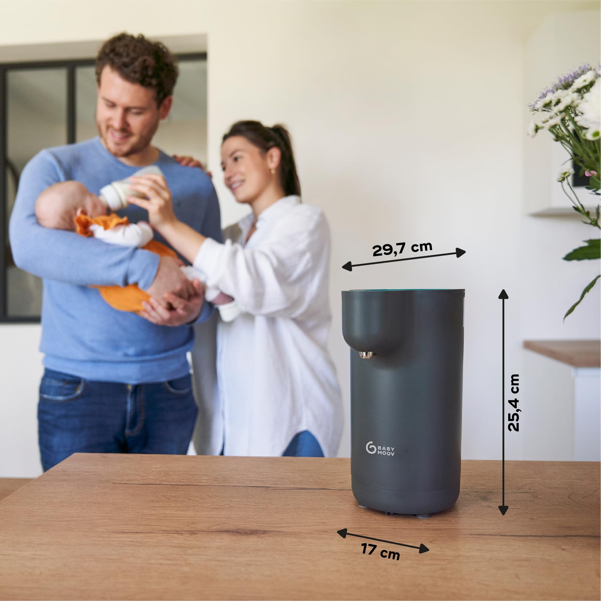 Babymoov Milky Now Instant Baby Bottle Maker - Fast Formula Prep for Newborns & Infants - Perfect for Night Feedings & Travel