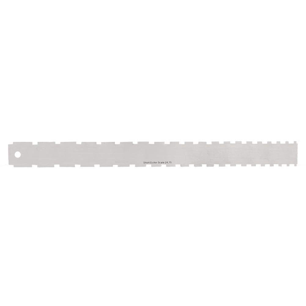 Fret Ruler for Guitar - Precision Fretboard Measuring Tool with Notched Design | Perfect for Measuring Fret/String Distance & Guitar Neck Repair | Essential Guitar Scale Tool for Luthiers & Musicians | Ideal for Guitar Setup, Maintenance & DIY Repairs