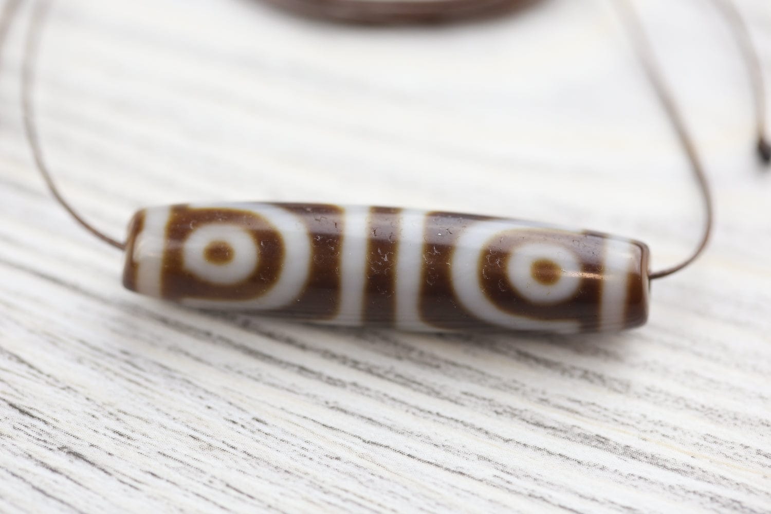 Authentic Tibetan Dzi Beads - Set of 4 Ancient Spiritual Protection Amulets for Meditation, Healing & Positive Energy | Perfect for Yoga, Spiritual Practice & Jewelry Making