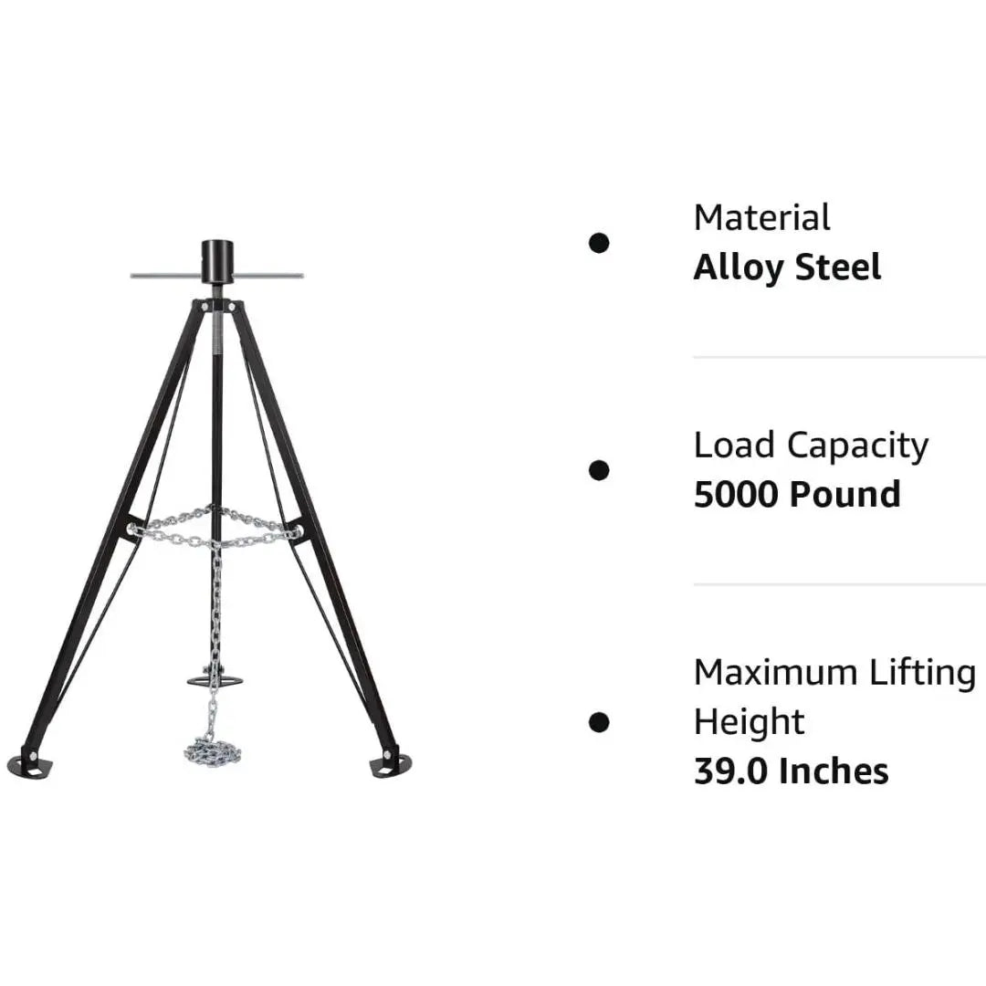 Weize 5th Wheel Tripod Stabilizer - Heavy Duty King Pin Stabilizer for RV Trailers, Adjustable 39
