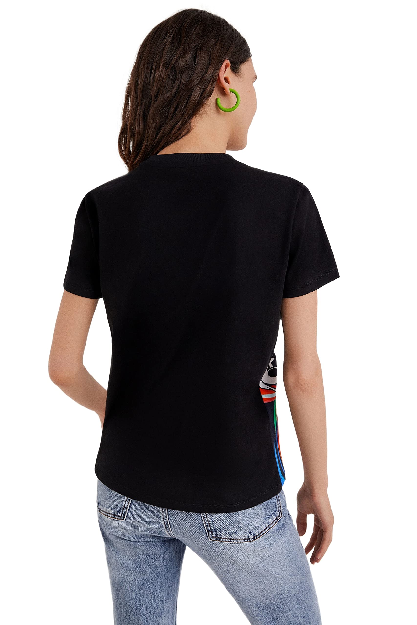 Desigual Women's Fashion T-Shirt - Soft Cotton Short Sleeve Casual Tee for Everyday Wear | Perfect for Outfits, Layering & Summer Styles