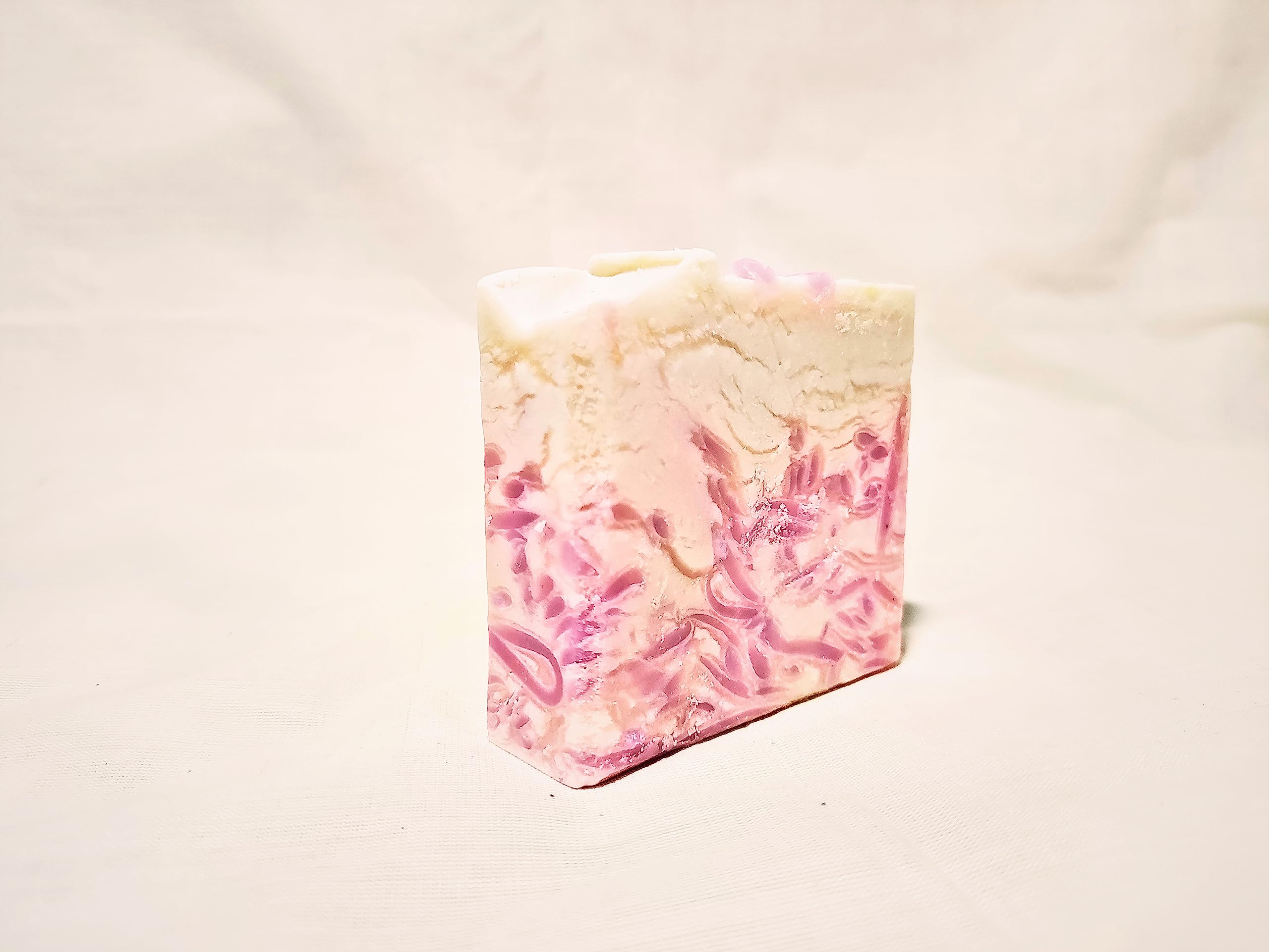 Natural Cold Process Lavender Soap with Plumeria Essence | Handmade Organic Bar Soap for Dry & Sensitive Skin | Perfect for Relaxing Bath, Spa Day & Gift Giving