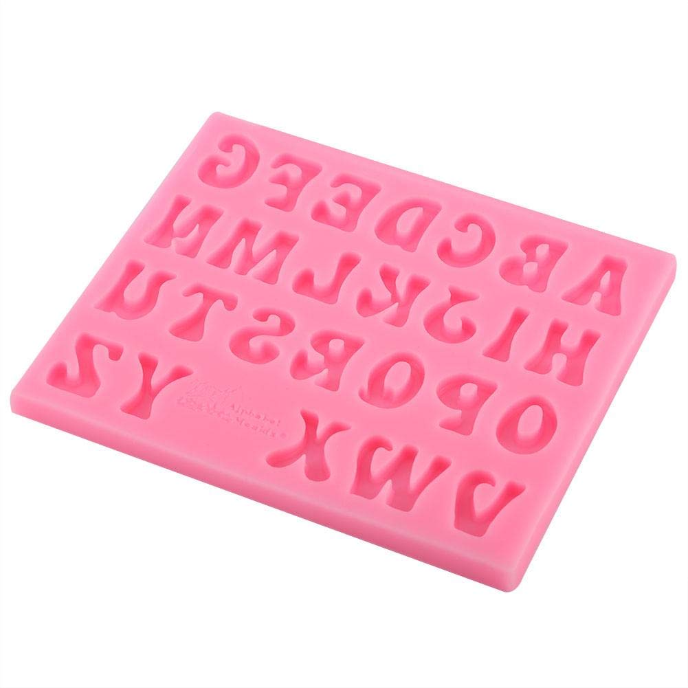 Premium Silicone Letter Molds for Candy, Cake, Fondant & Chocolate Decorating - DIY Baking Tools for Birthdays, Weddings & Party Desserts