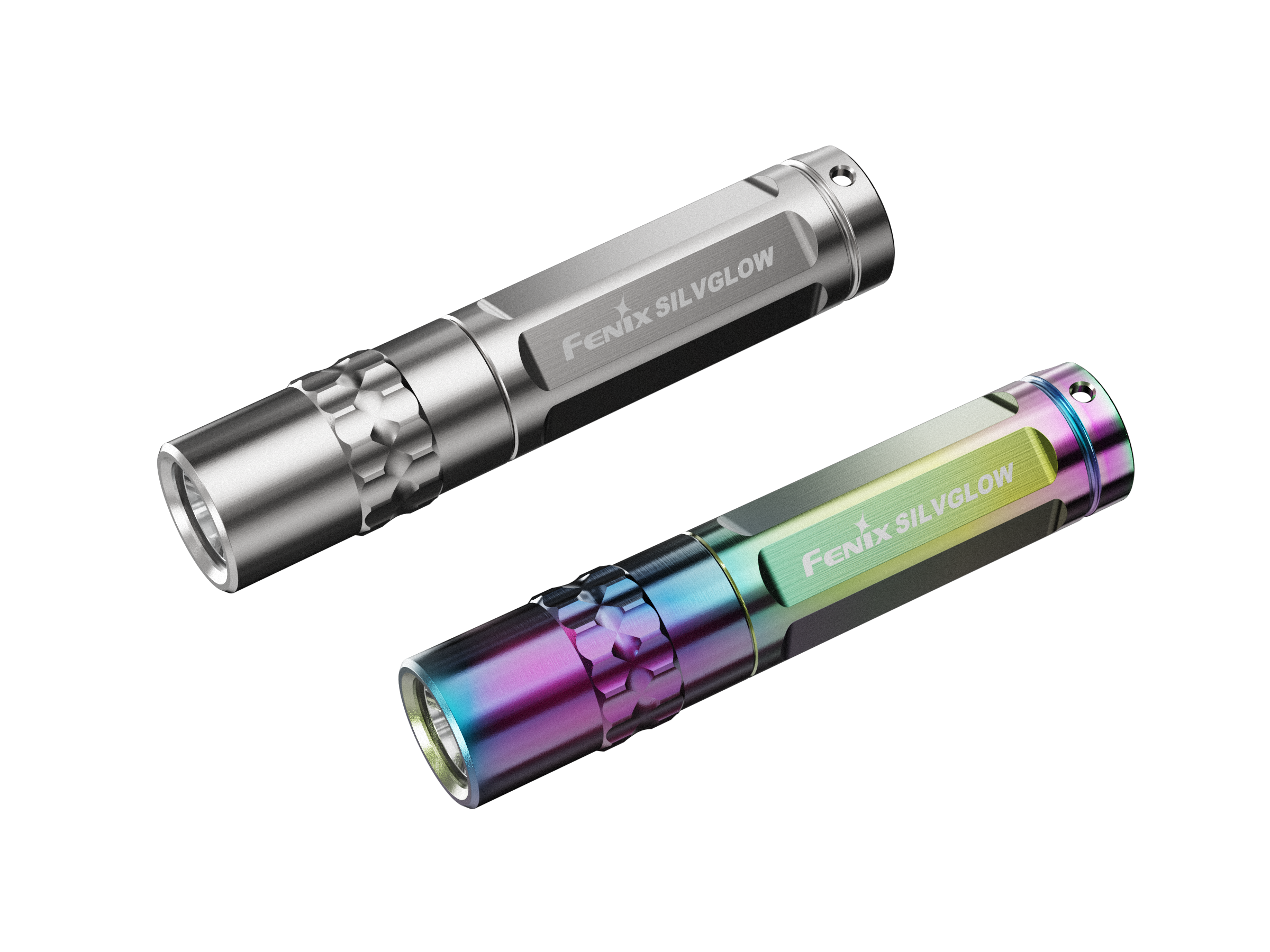 Fenix SilvGlow Limited Edition Collector's AAA Flashlight - Ultra Bright LED Keychain Light for Camping, Hiking & Emergency Use