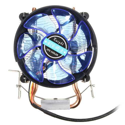 95mm LED Copper CPU Cooler - High Performance Cooling Fan & Heat Sink for Intel LGA775/1156/1155 & AMD AM2/AM2+ - Perfect for Gaming PCs & Workstation Builds