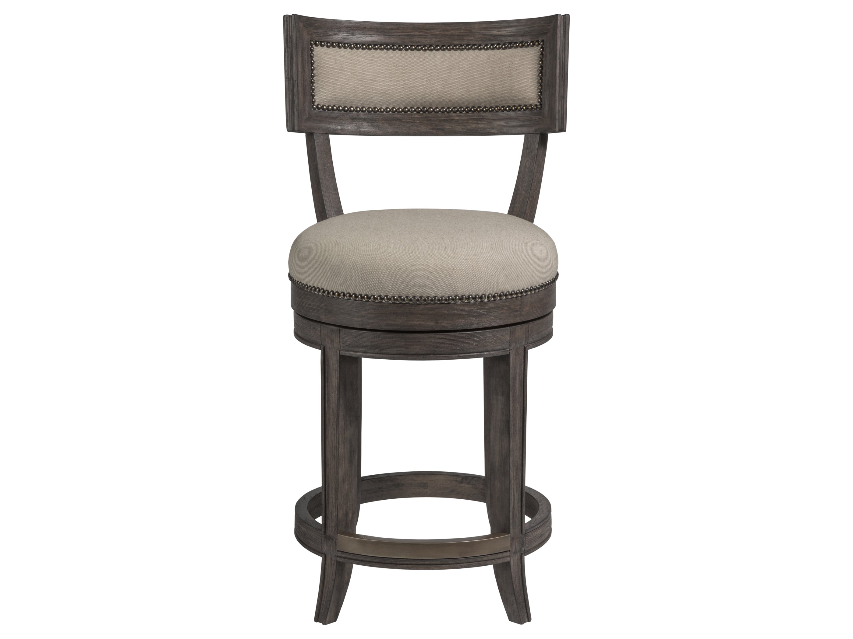 Antico Swivel Counter Stool - Modern Bar Stools for Kitchen Island, Breakfast Nook & Home Bar - Adjustable Height & 360° Rotation - Comfortable Seating for Dining & Entertaining