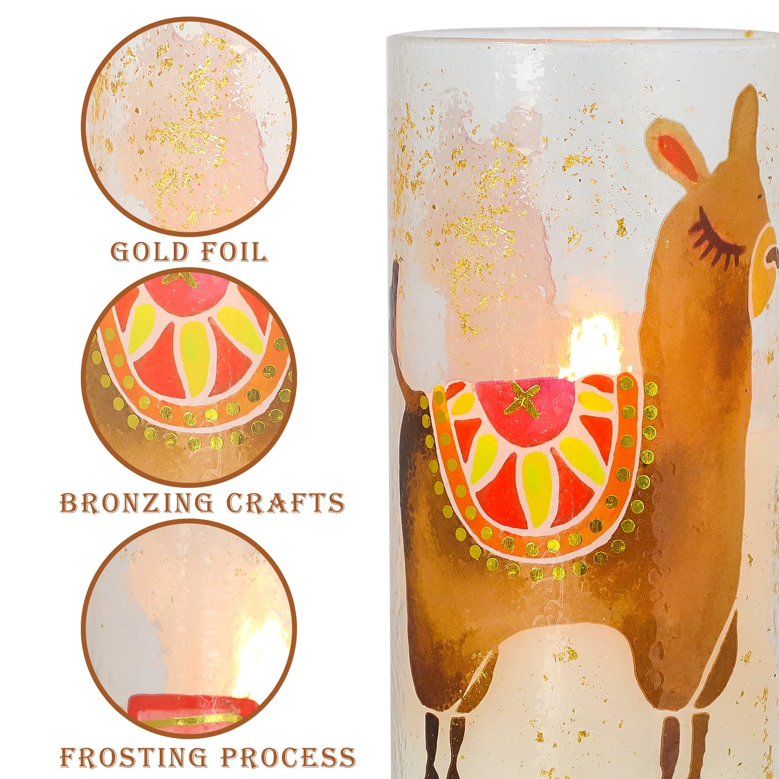 MELTONE Flameless LED Candles with Remote - Realistic Flickering Alpaca & Sheep Design - Perfect for Home, Party, Bedroom, Christmas, Valentine's Day Decor - Set of 3 - Ideal for Romantic Dinners, Cozy Nights & Holiday Celebrations
