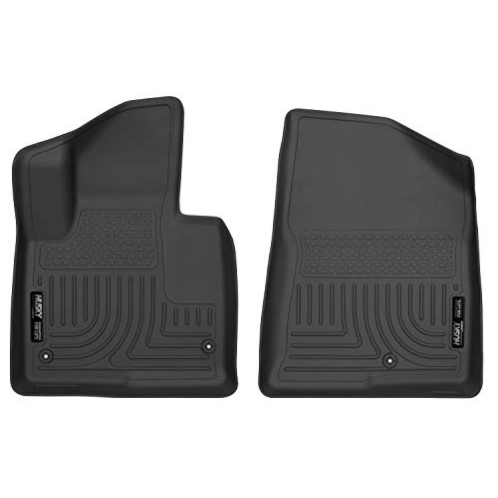 Husky Liners Weatherbeater Floor Mats for 2013-2018 Hyundai Santa Fe Sport & Sport 2.0 - Front Row 2-Piece Set in Black (Model 13851) | All-Weather Protection & Custom Fit Car Floor Liners for SUVs | Perfect for Off-Roading, Winter Driving & Family Road Trips