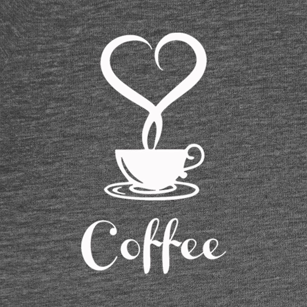 GutterShock Coffee Hearts Premium Morning Blend Coffee - Long Sleeve Shirt for Coffee Lovers | Perfect for Casual Wear & Coffee Shop Outings
