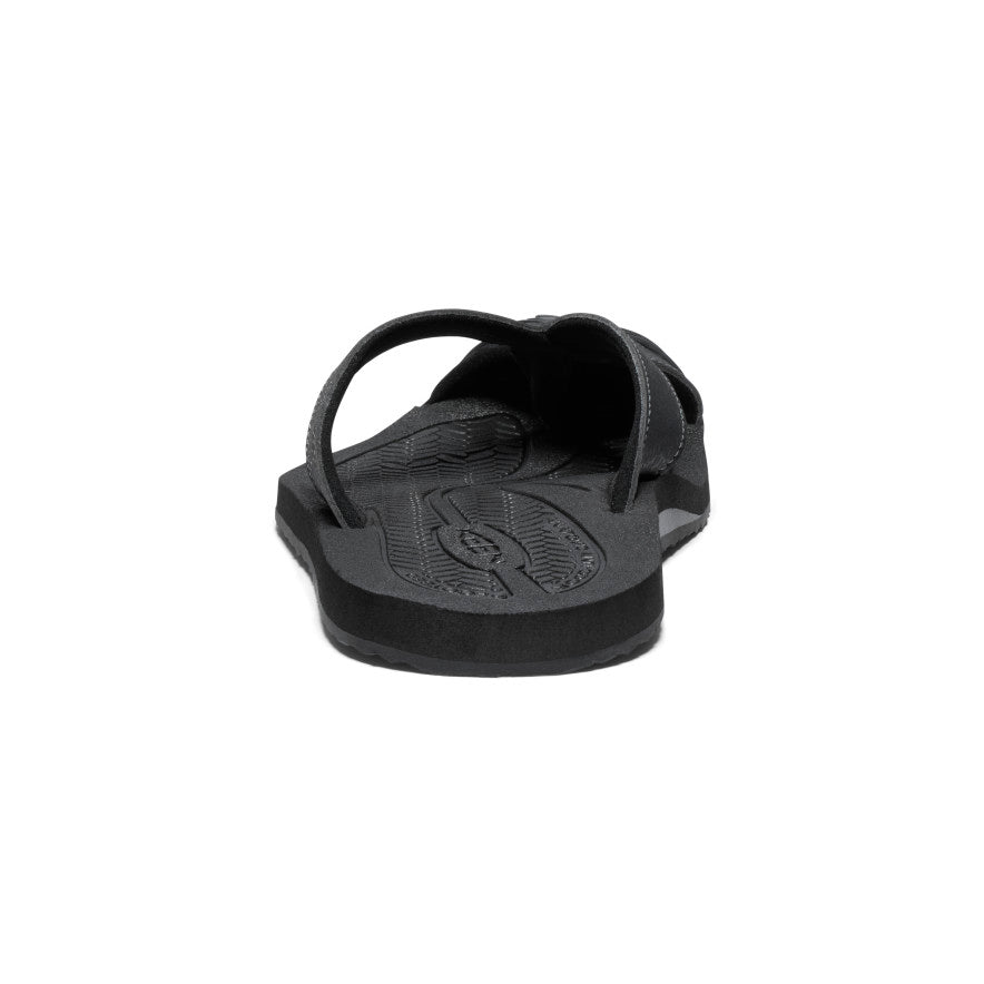 Women's Barbados Flip Flops - Comfortable Beach Sandals for Summer | Black & Steel Grey | Perfect for Pool, Beach, and Vacation Wear