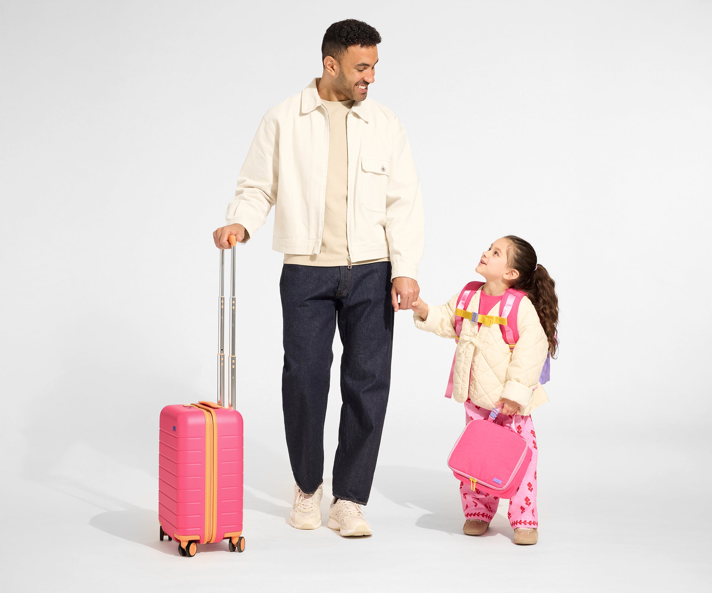 Kids Carry On Luggage in Cotton Candy Pink - Lightweight & Durable Travel Suitcase for Children's Airplane Trips & Family Vacations