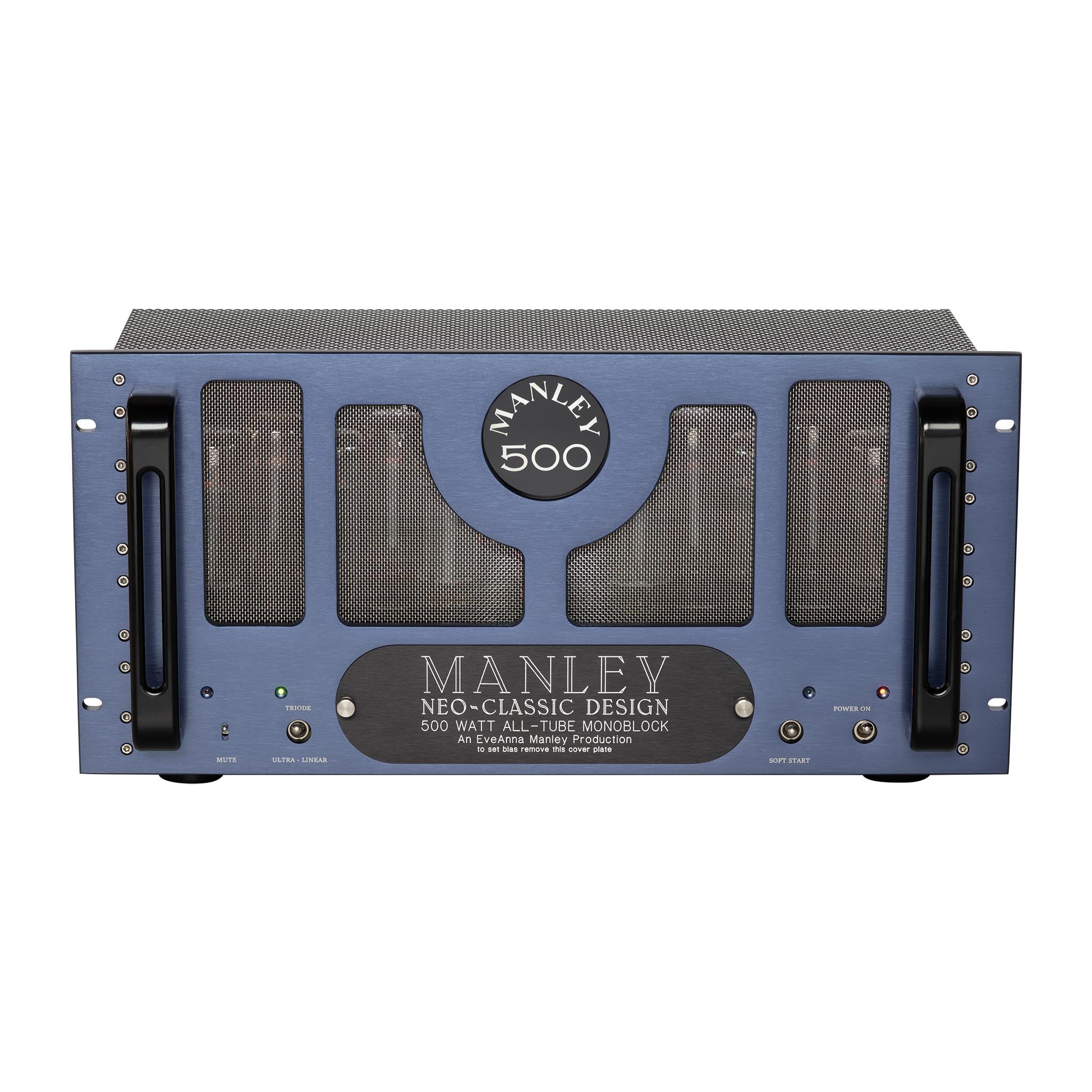 Manley Neo Classic 500 Monoblock Power Amplifiers (Pair) - High-End Tube Amplifiers for Audiophile Home Theater & Music Listening Systems