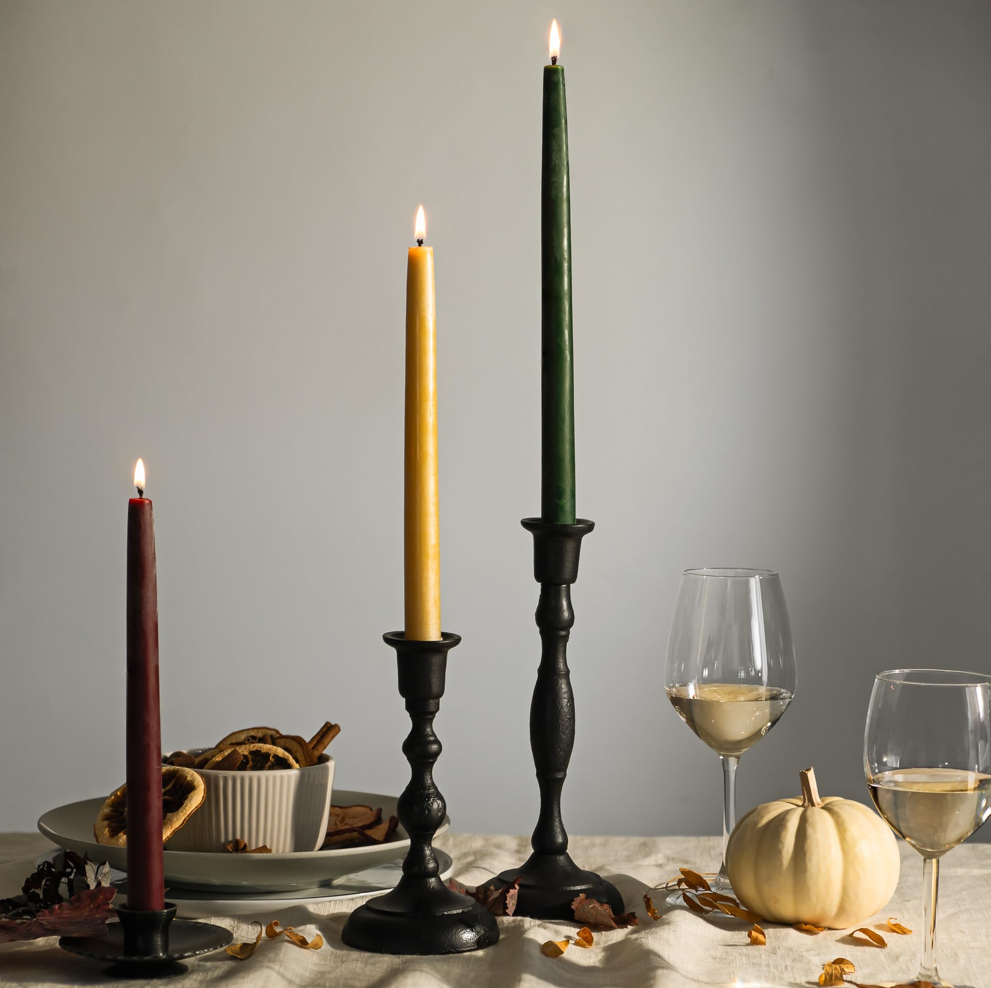 Pure Beeswax Taper Candles 10